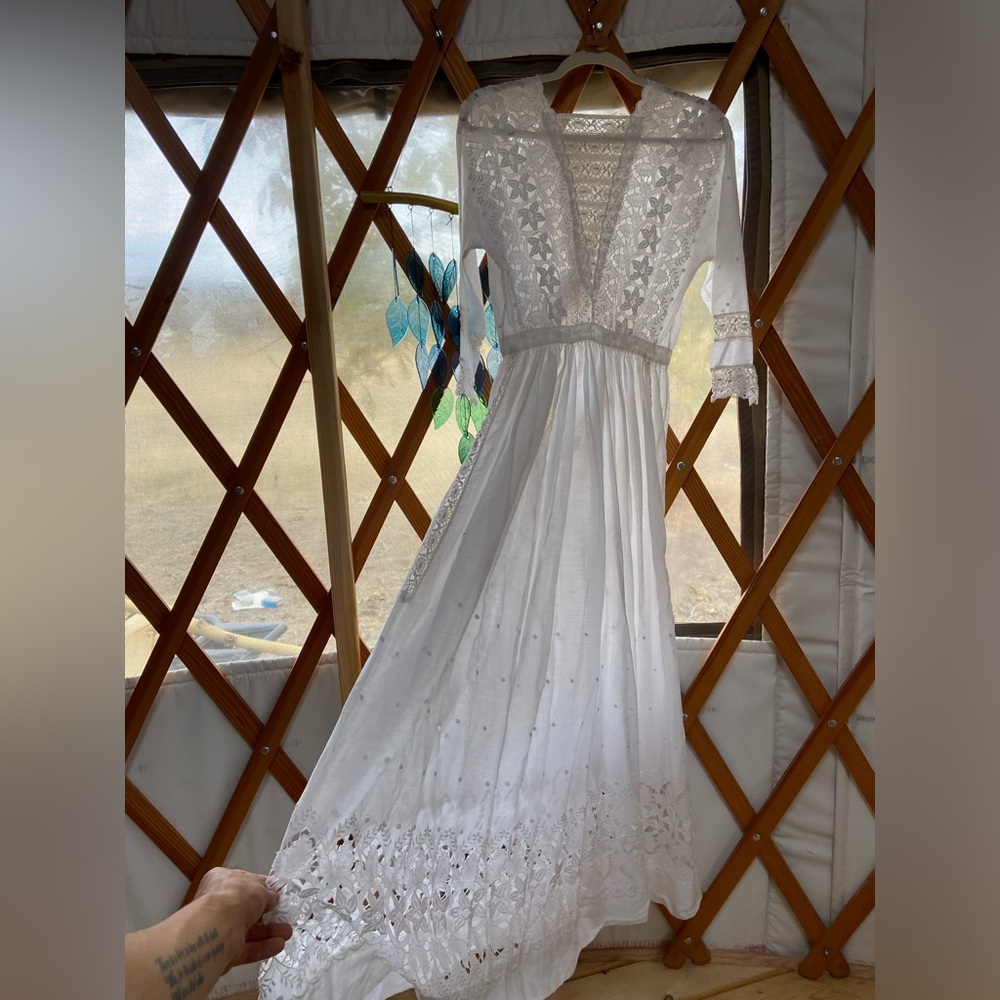 1910s Antique Edwardian Tea Dress